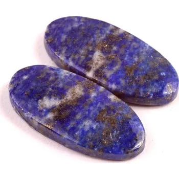 Sběratelství Kabošony páry Lapis Lazuli č.P756 (29x14x5mm)