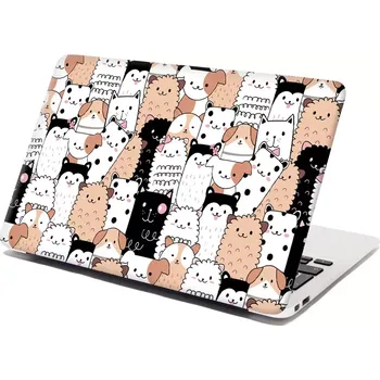 samolepka Sablio Samolepka na notebook Roztomilá zvířátka - 29x20 cm