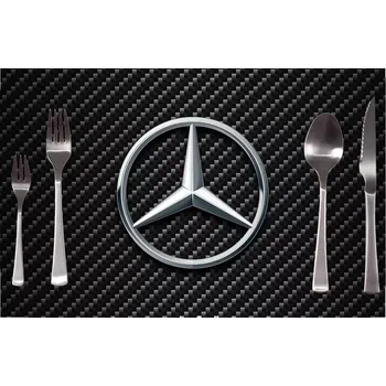 prostírání Sablio Prostírání Logo 4 Carbon: 40x30cm