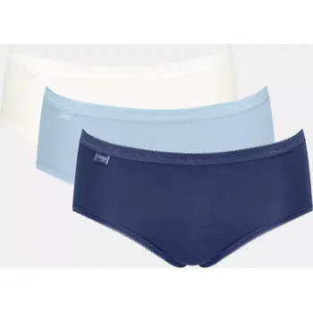 Kalhotky Dámské kalhotky Basic+ Midi C3P - UNKNOWN - kombinace modré V020 - SLOGGI UNKNOWN 50