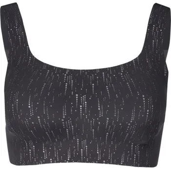 Dámská móda Dámská podprsenka SLOGGI ZERO FEEL 2.0 FESTIVE TOP S Černá, Stříbrná