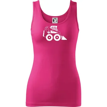 Dámské tričko Bobik velký kolový - Dámské tílko - XS ( Purpurová )