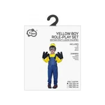 Karnevalový kostým Strój dla dzieci Żółty Ludzik chłopiec 110/120 cm