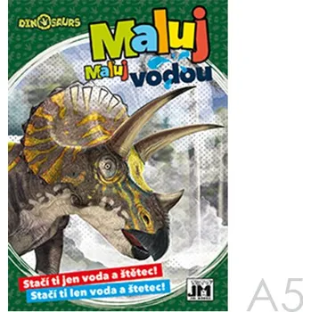 omalovánky JM Omalovánka Maluj vodou A5 - Dinosaurus 598196