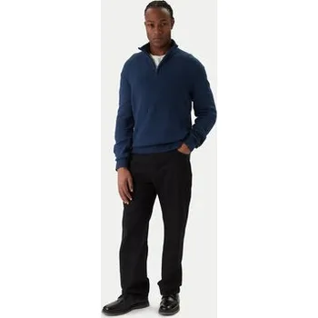 Pánský svetr Jack & Jones Svetr Point 12287316 Modrá Relaxed Fit L