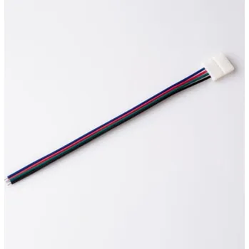 LED páska Eco Light Konektor RGB LED 10 mm jednostranný s kabelem