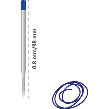 Náplň do psacích potřeb Náplň KOH-I-NOOR 4442, modrá 597489