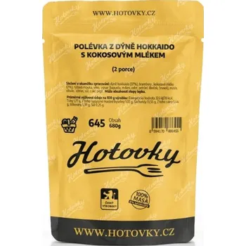 Hotové jídlo Hotovky Polévka z dýně hokkaido s kokosovým mlékem 2 porce