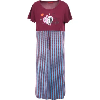 Dámská noční košile Noční košile puppy -bordó Velikost: M