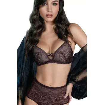 Podprsenka Krajková vyztužená podprsenka Leilieve M9000 mattone velikost 65B