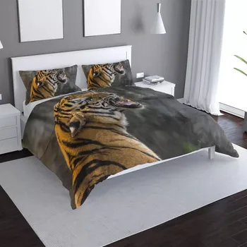 Povlečení Sablio Povlečení Řvoucí tygr - 140x200 / 90x70