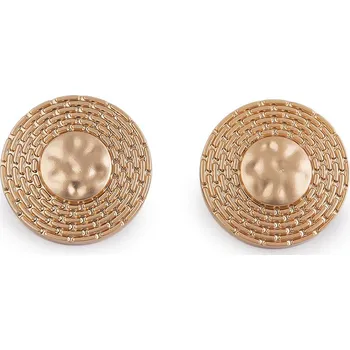 Knoflík Kovový knoflík designový velikost 30", 38", malé, 4 (30") zlatá stř.