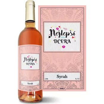 Víno Sablio Růžové víno Nejlepší dcera: 0,75 l