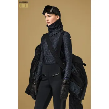 Cyklistické kalhoty Dámské triko Goldbergh Fascino Ski Pully Lace Black