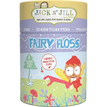 Zubní nit Jack n' Jill Fairy Floss jahoda 30 ks