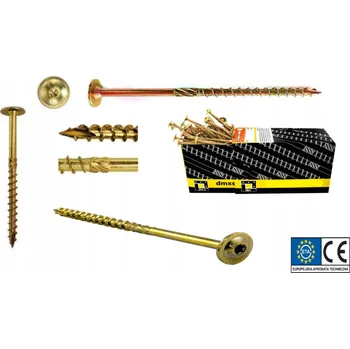 Vrut Vruty do dřeva Domax 8 x 400 mm 50 ks