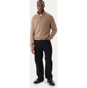 Pánský svetr Jack & Jones Svetr Point 12287316 Béžová Relaxed Fit M