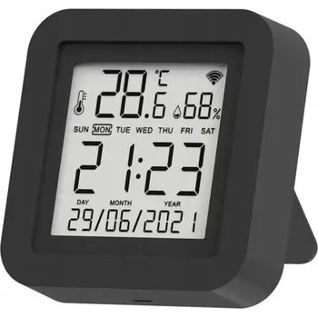 Univerzální senzor teploty a vlhkosti s IR dálkovým ovládáním TUYA, připojení přes WiFi