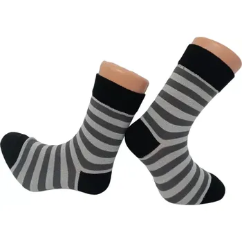 Dětské bambusové ponožky Babar New - 28-32 / šedá/černá