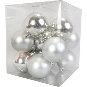 Vánoční dekorace Vánoční koule ozdob 6 cm 16 ks