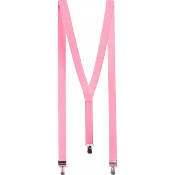Kšandy Šle ke kalhotám dámské pánské unisex nastavitelné LA-TG-SZ Růžové