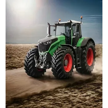 Obraz Diamantová Mozaika Traktor Zelený Na Silnici 30x40 Cm Kreativní Diamanty