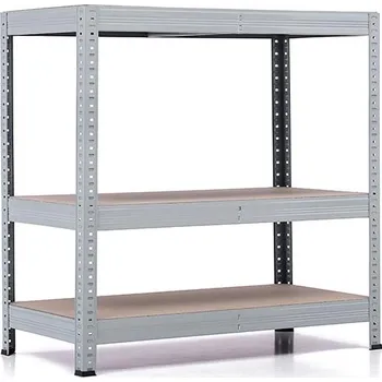 regál Policový regál Trestles RH 900x900x450, nosnost 1050 kg, 3 police Barva: šedá