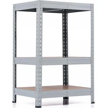 regál Policový regál Trestles RH 1000x600x300, nosnost 1050 kg, 3 police Barva: šedá