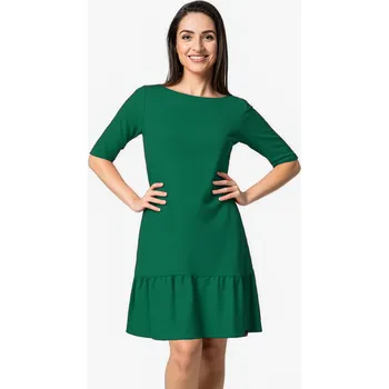 Dámské šaty CityZen - ADA Dámské šaty lahvově zelené bez kapes 40