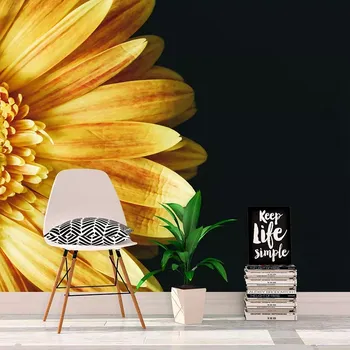 Tapeta Sablio Tapeta žlutá gerbera - 208x125 cm