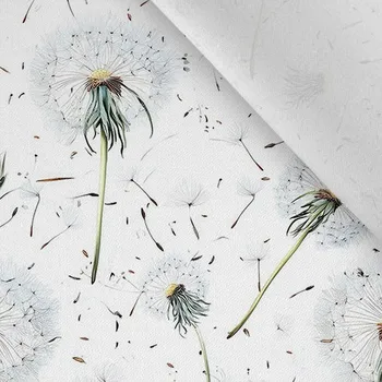 Zbytek - Bavlna premium NELA rozfoukaná pampeliška