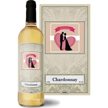 Víno Sablio Bílé víno Blahopřejeme: 0,75 l