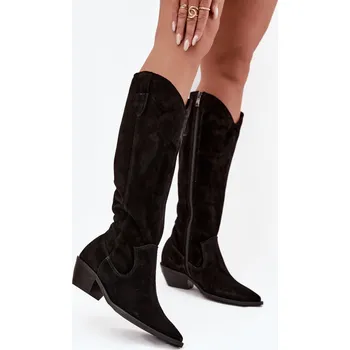 Dámské kozačky Kozačky na podpatku model 220210 Step in style 38