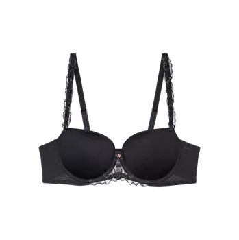 Podprsenka Dámská podprsenka Wild Azalea Florale WHP - BLACK - černá 0004 - TRIUMPH BLACK 85D