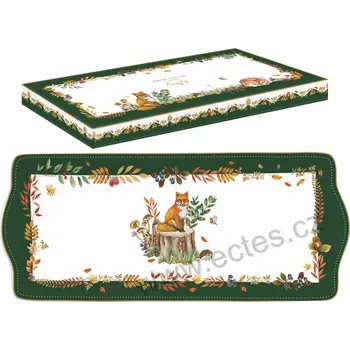 Easy Life FOREST DREAM servírovací tác lesní zvířátka a listí