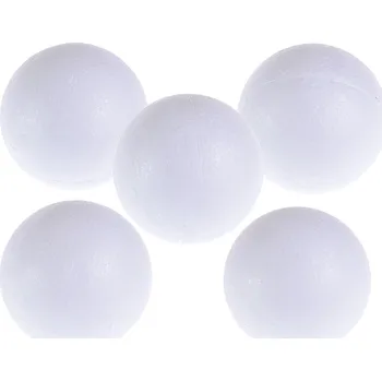 Arpex Polystyrenové ozdoby - koule 5 cm 5 ks 597104