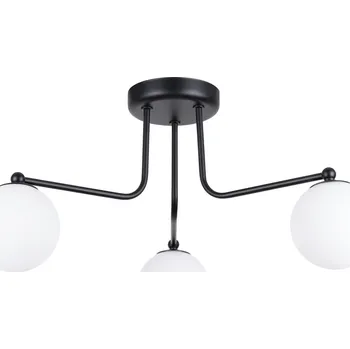 Stropní svítidlo Astral, 3x bílé skleněné stínítko, b