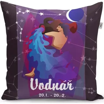 Polštář Sablio Polštář Vodnář: 40x40 cm