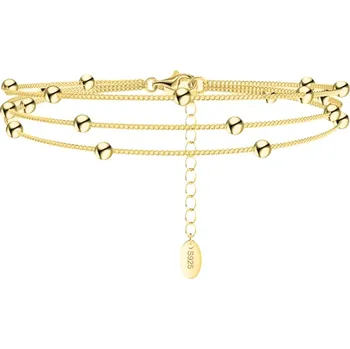 Náramek Majya Stříbrný náramek KASHA pozlacený Ag/; ≤2,89 g 11788