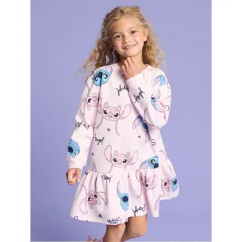 Dívčí oblečení Sinsay - Šaty Stitch - růžová - 987BA-38X - 987BA-38X-122-3