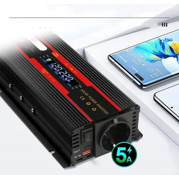 Měnič napětí Měnič napětí do auta 2000W 12V na 220V s USB