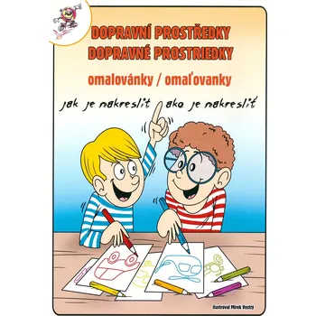 omalovánky Mičánek MP omalovánky LUX Dopravní prostředky 596421