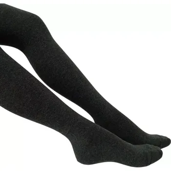 Dámské oblečení Dámské bavlněné punčocháče Melanga - 170-176 / tmavě šedá