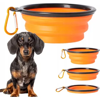 Miska pro psa Dingo Cestovní miska Vasco skládací silikonová 350 ml