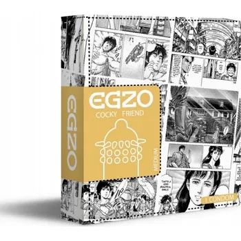 Egzo Lucky Dude - střední kondom s výstupky 1 kus