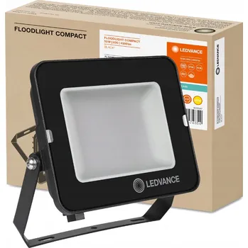 LED halogenový reflektor 50W 3000K Černý LEDVANCE
