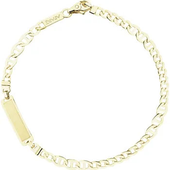 Náramek Zlatý náramek s destičkou - AP543-4865