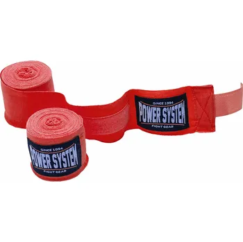 Bandáž na box a MMA Power System Boxovací bandáže Boxing Wraps Barva: červená