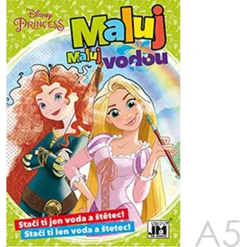 omalovánky JM Omalovánka Maluj vodou A5 - Princess 598198