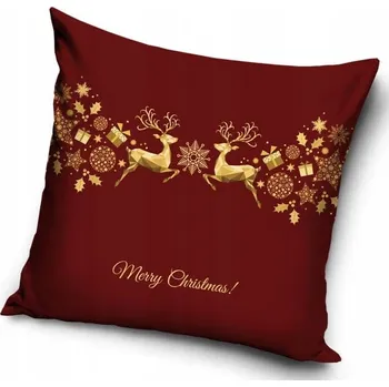 Povlak na polštářek Dekorační povlak na polštář VÁNOČNÍ Carbotex 40 x 40 cm